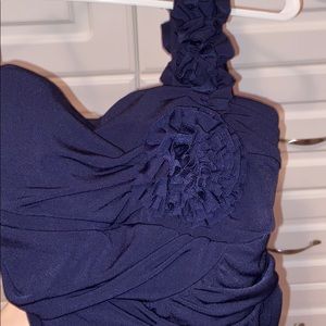 One shoulder mini dress